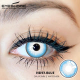 Yeknu Blue Color Contact Lenses for Eyes Cosplay Yearly Makeup Halloween Beauty Color Contact Lenses Free Shipping