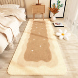 Yeknu Gradient Cozy Soft Bedroom Carpet Art Minimalist Wavy Girl Room Home Decoration Modern Aesthetics Balcony Rug ковер tapete سجادة