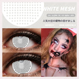 Yeknu WHITE Color Contact Lenses for Eyes Yearly Makeup Halloween Masquerade Beauty Contact Lenses Eye Csoplay Christmas Party