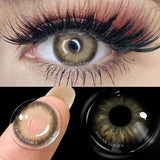 Yeknu NEW 2pcs/pair Colored Contact Lenses for eyes Colored Eye Lenses MIKI Contact lens Beautiful Pupil Cosmetics Yearly