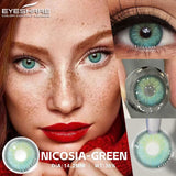 Yeknu 2pcs Colored Pupils for Eyes Color Contact Lenes Green Eye Color Lenses Blue Eye Contacts High Quality Gray Soft Pupils