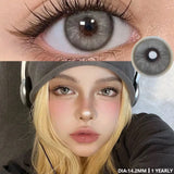 Yeknu Natural Colored Contact Lenses for Eyes 1Pair Green Eye Lenses Blue Eye Contacts Brown Lenses Yearly Korean Gray Pupils