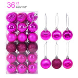 Yeknu 1box Christmas Balls Christmas Tree Ornaments Ball Xmas Hanging Tree Pendants Home Party Decor New Year Gift Noel Navidad