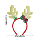 Yeknu Christmas Headband Kids Adult Santa Claus Elk Xmax Tree Hair Accessories Photo Props Christmas Decoration 2024 New Year Gifts