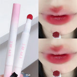 Yeknu Matte Lip Mud Air Cushion Lips Cream Brick Red Lip Glaze Powder  Lipstick Pen Non-Stick Cup Female Lip Tint Korean Makeup