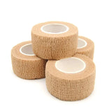 Yeknu 1pc Self Adherent Cohesive Bandage Wrap Stretch Non Woven Self Adhesive Tape - Skin Colour Athletic Elastic Bandage