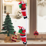 Yeknu Santa Claus Climbing Ladder Pendant Merry Christmas Decoration For Home 2024 Navidad Cristmas Tree Ornament 2025 New Year Gift