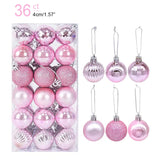 Yeknu 1box Christmas Balls Christmas Tree Ornaments Ball Xmas Hanging Tree Pendants Home Party Decor New Year Gift Noel Navidad