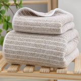 Yeknu Quick-Drying Towel Coral Fleece Towels Bath Towels Thickened Absorbent for Swimming Pool Sports Fitness Gift Towels