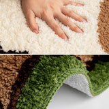 Yeknu Tufting Cat Bedside Rug Fluffy Carpet Bathroom Floor Pad Kids Room Cartoon Foot Mat Bedroom Doormat Aesthetic Home Winter Decor