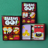 Yeknu Sushi Go Family Gathering Game Card,Fun Card Game,Party Board Games Interactive Game， Creative Small Gift, Holiday Accessory