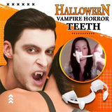 Yeknu Retractable Vampire Teeth Dentures Fangs Halloween Cosplay Vampire Fangs Dentures Zombie Teeth Prop Halloween Party Decoration