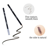 Yeknu Black Eyeliner Pencil Professional Makeup Brown Matte Eyebrow Pencil Waterproof Lasting Smooth Pen Beauty Tool Accessories