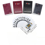 Yeknu Texas plastic poker matte poker game party props, suitable for outdoor entertainment, parties, family gatherings