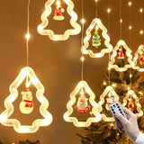 Yeknu Christmas Wish Ball LED Fairy Curtain Light String Wedding Holiday Garland Lamp for Home Room Party Decoration Navidad