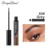 Yeknu Peel-off Eyebrow Gel Natural Brow Tattoo Black Brown Tint Makeup Waterproof Lasting Eye Brow Enhancers Liquid Gel Tear Wear Easy