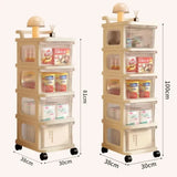 Yeknu Drawer Style Storage Cabinet Multi-Layer Milk Oil Wind Storage Rack Children'S Transparent Drawer Cabinets High-Capacity Trolley