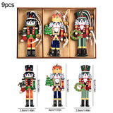 Yeknu Christmas Wooden Pendants Gingerbread Man Gnomes Xmas Tree Hanging Oranment Noel Navidad Decorations for Home New Year Gift