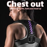 Yeknu 1pc Posture Corrector Unisex Adjustable For Clavicle Support Providing Pain Relief Neck Back Shoulder Reshape Your Body