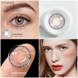 Yeknu 3TONE Color Contact Lens for Eye Contact Lens Case Ladies Contact Lens Case  Beauty  Pupilentes  Circle Lenses