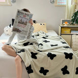 Yeknu Ins Style Blanket  Woolen Ball Style Cloud Soft Jacquard Double-sided Blanket Soft And Warm Suitable For All Seasons