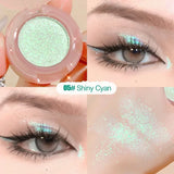 Yeknu Diamond Glitter Monochrome Eyeshadow Palette Discoloration Eyeshadow Highlighter Sequins Waterproof Lasting Eyes Makeup Pigments