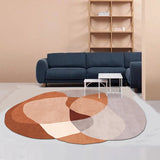 Yeknu Nordic Living Room Carpet Geometric Special-shaped Carpets Sofa Coffee Table Bedroom Bedside Rug Bathroom Kitchen Non-slip Mat