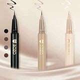 Yeknu Ultra-fine Liquid Eyeliner Waterproof Glitter Matte Black Brown Shiny Eyeliner Lying Silkworm Pen Eye Beauty Party Makeup Tools