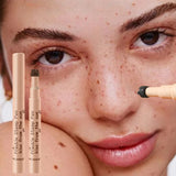 Yeknu Natural Freckle Pen Waterproof Simulation Fake Spot Makeup Tool Lasting Waterproof Face Dot Spot Pen Eyeliner Korean Cosmetics