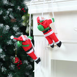 Yeknu Santa Claus Climbing Ladder Pendant Merry Christmas Decoration For Home 2024 Navidad Cristmas Tree Ornament 2025 New Year Gift