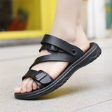 Yeknu Sandals for Men outdoor Summer Comfortable Men's Sandal breathable Men Leisure Beach Shoes for Men fashion shoes