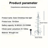 Yeknu Christmas Tree Snowflake Light Outdoor Waterproof LED Decor Lights Garden Courtyard Lawn Path Floor Lamp LED Lights