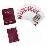 Yeknu Texas plastic poker matte poker game party props, suitable for outdoor entertainment, parties, family gatherings