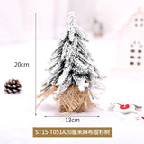 Yeknu Mini PE Christmas Tree Decoration Pine Topping Table Christmas Tree Christmas Home Party Wedding Decoration New Year Gift