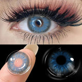 Yeknu NEW 2pcs/pair Colored Contact Lenses for eyes Colored Eye Lenses MIKI Contact lens Beautiful Pupil Cosmetics Yearly