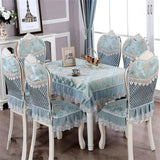 Yeknu Perlin Ornament dinner table Skirt Bench Chair Cover Restaurant Home Tablecloth Embroidery Pattern Dyed Fabric Table Cover