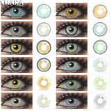 Yeknu Natural Color Contact Lenses For Eyes OCEAN Series Color Cosmetic Contact Lenses Colored Lenses for Eyes Makeup