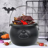 Yeknu Large Size Halloween Candy Jar Wizard Witch Cauldron Decoration Prop Irish Partie Table Centerpieces Candy Holder Trick or Treat