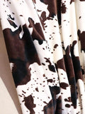 Yeknu Cow Print Blanket Soft Fleece Flannel Cozy Cow Blankets Warm Plush Lightweight Throw Blanket for Sofa Bed Cow Blankets