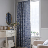 Yeknu Blue Butterfly Jacquard Fringe Curtain Finished Kitchen Curtain Bay Window Semi-shading Hotel Homestay  Decoration Valance