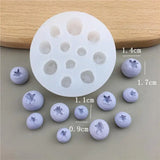 Yeknu 3D Blueberry Raspberry Candle Mold Simulation Fruit Fondant Silicone Mould DIY Chocolate Cookie Baking Mold Cake Decorating Tool