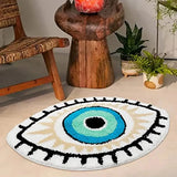 Yeknu Thickened non slip eye pattern carpet doormat bathroom mat home decoration