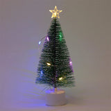 Yeknu New Luminous Mini Christmas Trees Beautiful Small Artificial Xmas Trees Desk Decorations Christmas Home Decorations