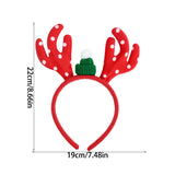 Yeknu Christmas Headband Kids Adult Santa Claus Elk Xmax Tree Hair Accessories Photo Props Christmas Decoration 2024 New Year Gifts