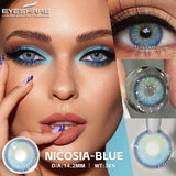 Yeknu 2pcs Colored Pupils for Eyes Color Contact Lenes Green Eye Color Lenses Blue Eye Contacts High Quality Gray Soft Pupils