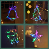 Yeknu Christmas Lights 2024 Festoon String Light Fairy Garland Curtain Decor For Holiday 2025 New Year Decoration 220V/110V/Battery