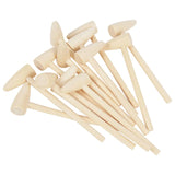 Yeknu 5/10pcs Mini Wooden Hammer Pounder Replacement Wood Mallets Crab Seafood Crackers Kids Toys Wedding Birthday Party Decoration