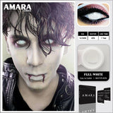 Yeknu Cosplay Color Contact Lenses for Eyes BLIND Series Makeup Halloween Beauty Contact Lenses Eye Cosmetic Color Lens Eyes