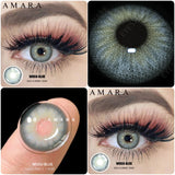 Yeknu NEW Contact Lenses 1pair Colored Contact Lens for Eye Color Cosmetic Color Contact Lens Beauty Eye Makeup Beautiful Pupils