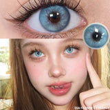 Yeknu Natural Colored Contact Lenses for Eyes 1Pair Green Eye Lenses Blue Eye Contacts Brown Lenses Yearly Korean Gray Pupils